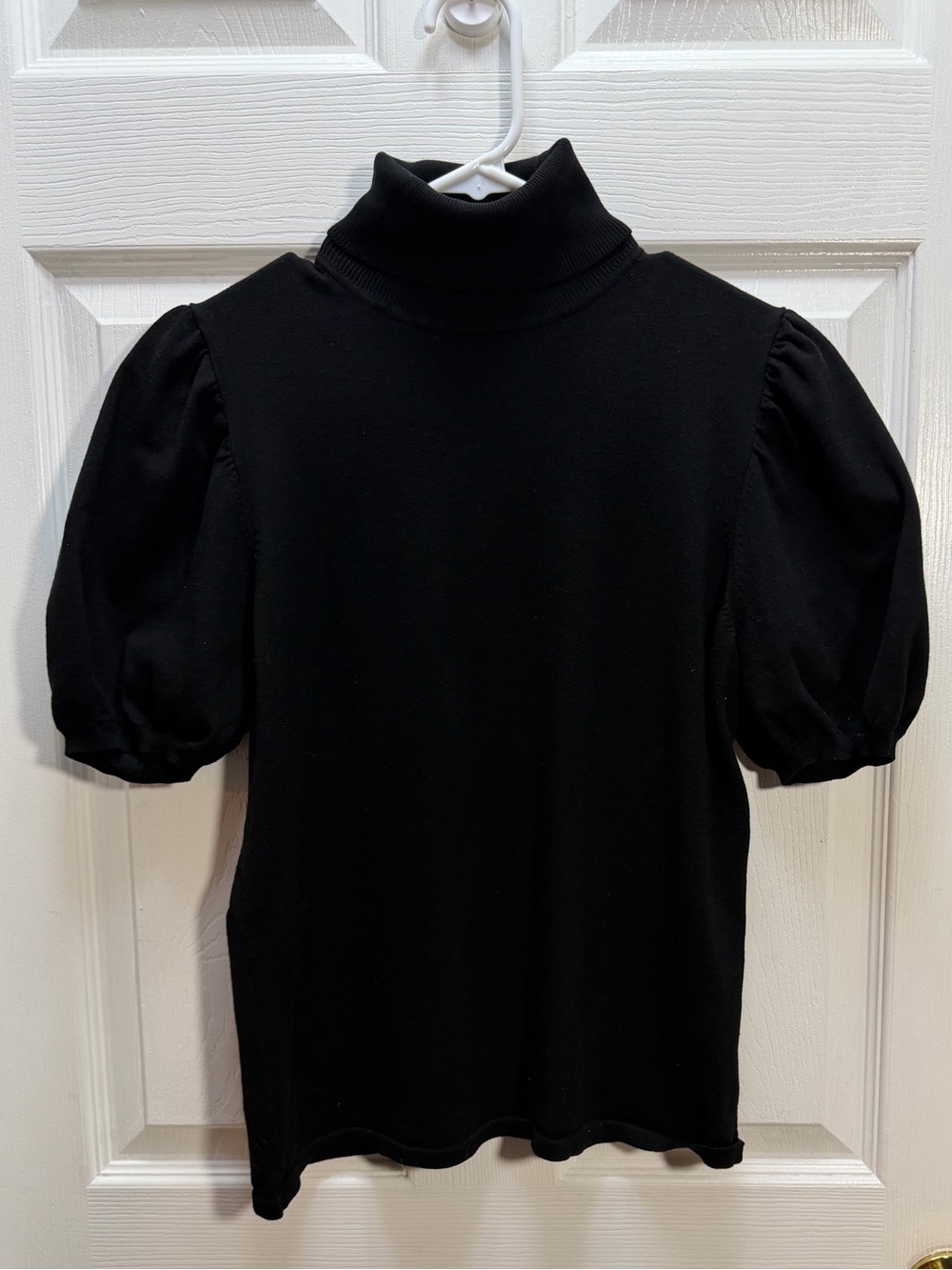 Willi Smith Black Ribbed Turtleneck Sweater